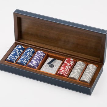 Leather Poker Set