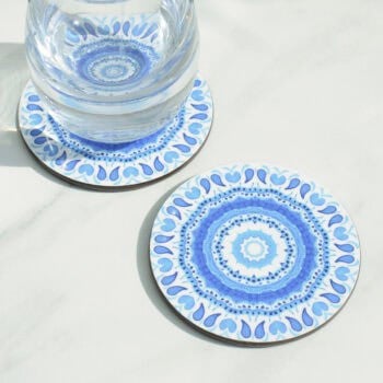 Bosham Blue Coaster