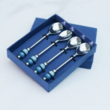 Teaspoon Set, Aqua