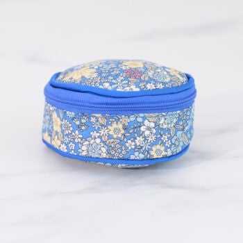 Jewellery Holder, Circular, Garden Blues